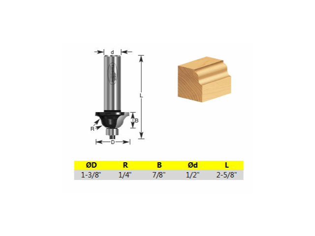 Timberline Router Bit #240-22 Timberline Router Bit #240-22